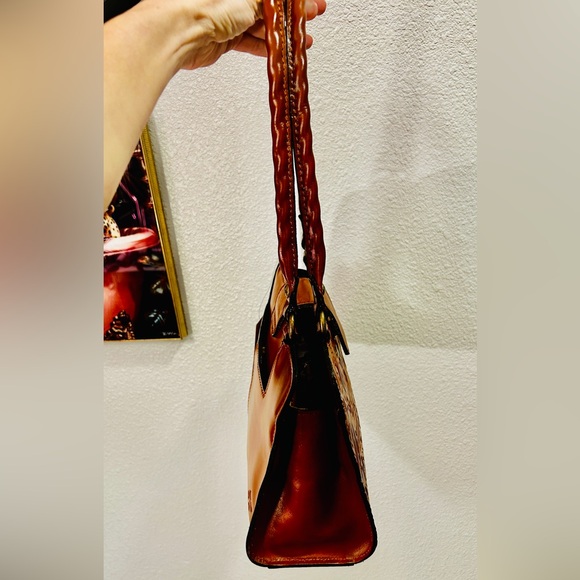 Patricia Nash Embossed Leather Shoulder Bag Tooled Collection Brown Renzo NWT - Picture 3 of 8